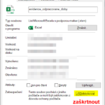 Odblokování zabezpečení souboru